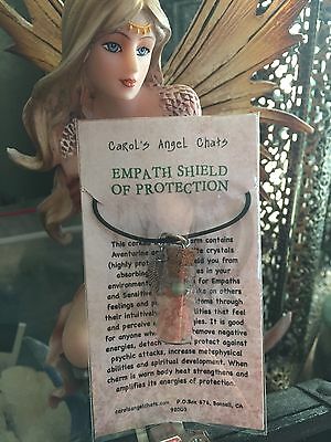 Empath Shield Of Protection Necklace  By Carol's Angel Chats