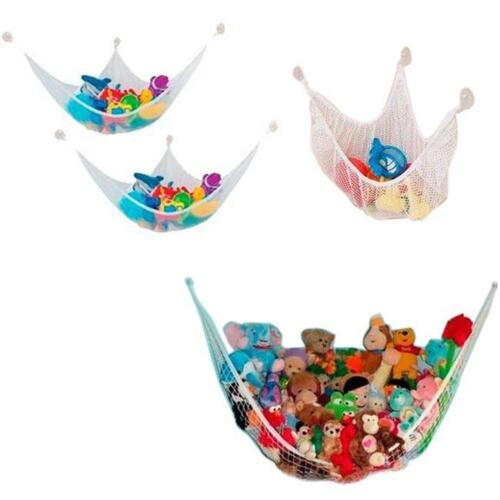 1x Baby Kids Pet Toys Hammock Net Corner Stuffed Animals Doll Storage Mesh Bag Q