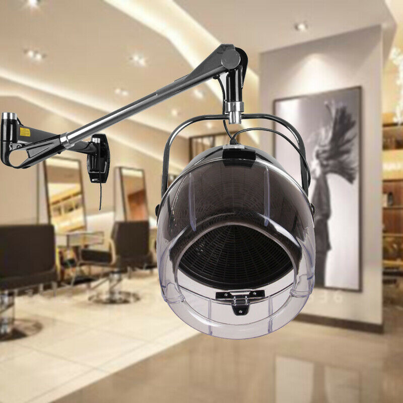 Beauty Salon Equipment Adjustable Wall Mount Mounted Hair Hood Dryer Swing Arm