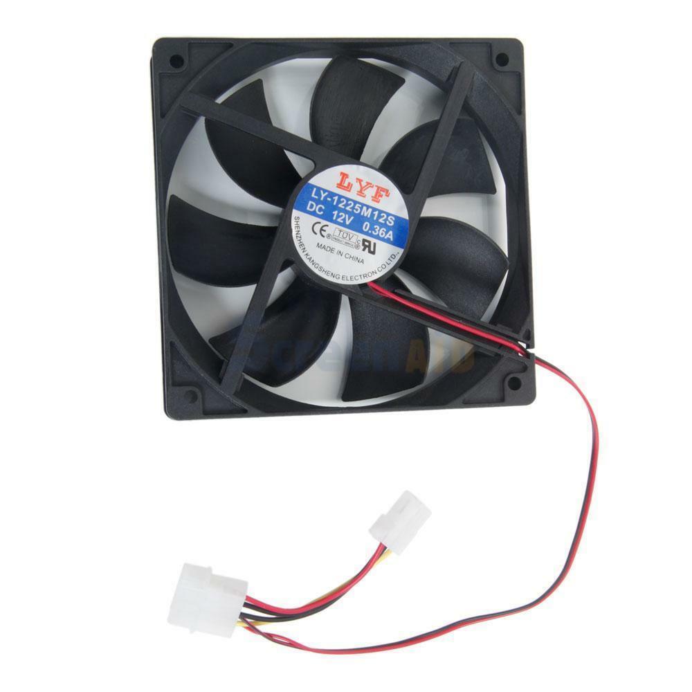 New 4pins 120mm Ide Chassis Fan Cooling For Computer Pc Desktop Host Dc Fan