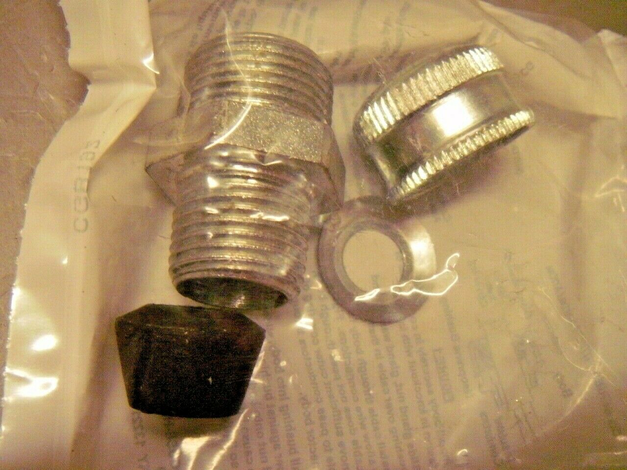 Crouse Hinds Cgb192 Straight Body 1/2" Male Npt Thread Cord Cable Fitting Gland