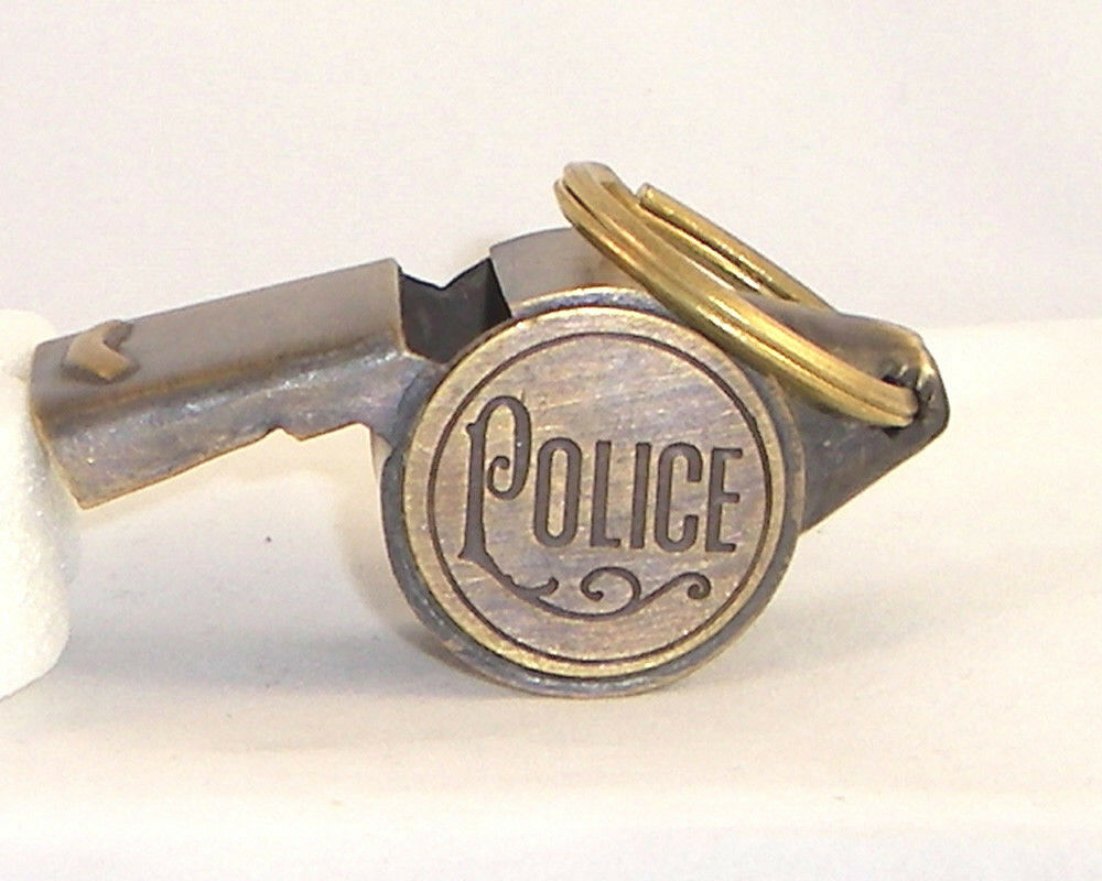 Brass Working Police Whistle